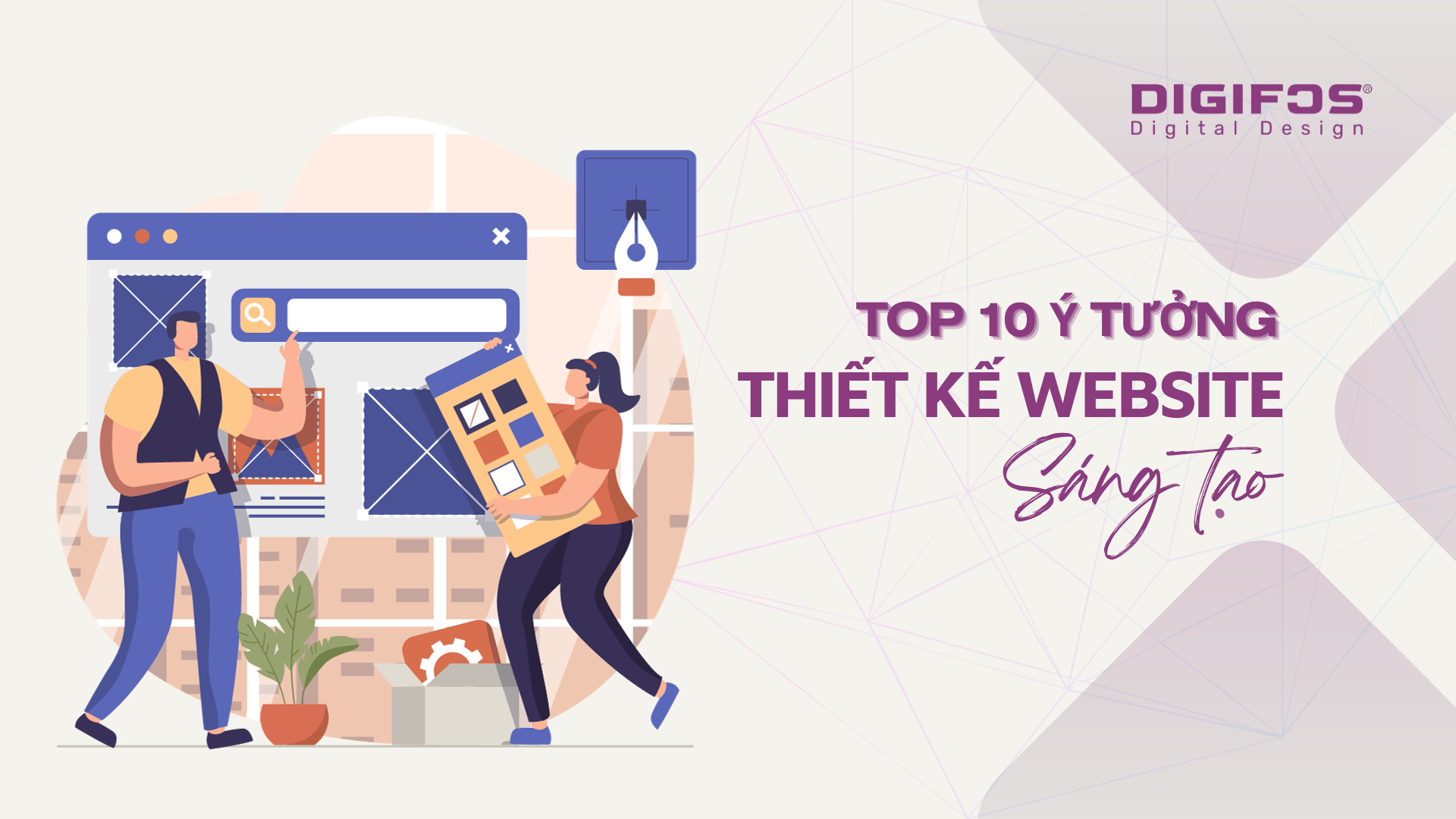 digifos top 10 ý tưởng thiết kế trang web sáng tạo