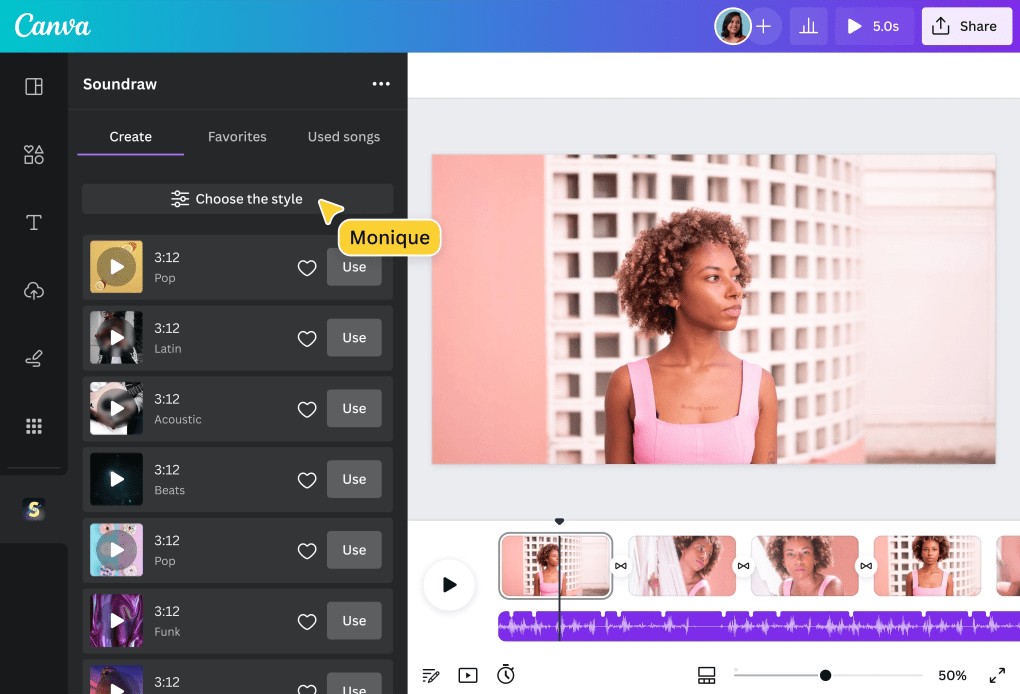 digifos Hướng dẫn chi tiết cách sử dụng các tính năng Canva AI Voice Generator